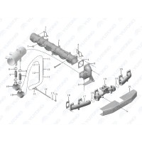 1008-01554 Кольцо уплотнительное трубы глушителя двигателя Yutong (Ютонг)