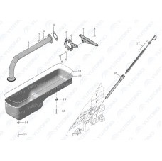 1009-01255 Масляный поддон Yutong (Ютонг)