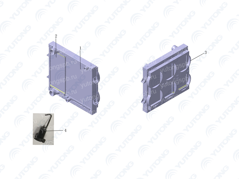 1109-08914 промежуточный охладитель Yutong (Ютонг) 1109-08914 промежуточный охладитель Yutong (Ютонг)