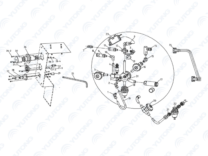 1140-03327 Предохранительный клапан 2-ой ступени Yutong (Ютонг) 1140-03327 Предохранительный клапан 2-ой ступени Yutong (Ютонг)