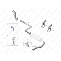 1203-35536 выхлопной шланг Yutong (Ютонг)