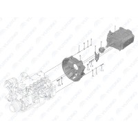 1701-03079 Комплект коробки передачи Yutong (Ютонг)