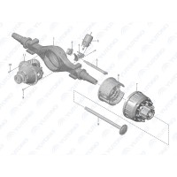 2402-01487 Комплект главного редуктора Yutong (Ютонг) 2402-01487 Комплект главного редуктора Yutong (Ютонг)