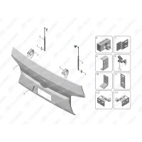 2803-02122 Передняя дверца передка Yutong (Ютонг)