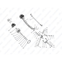 3001-06530 Палец поворотный Yutong (Ютонг)