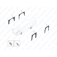 3102-07345 Передний колпак колеса в сборе, правый, ZK6907H Yutong (Ютонг)