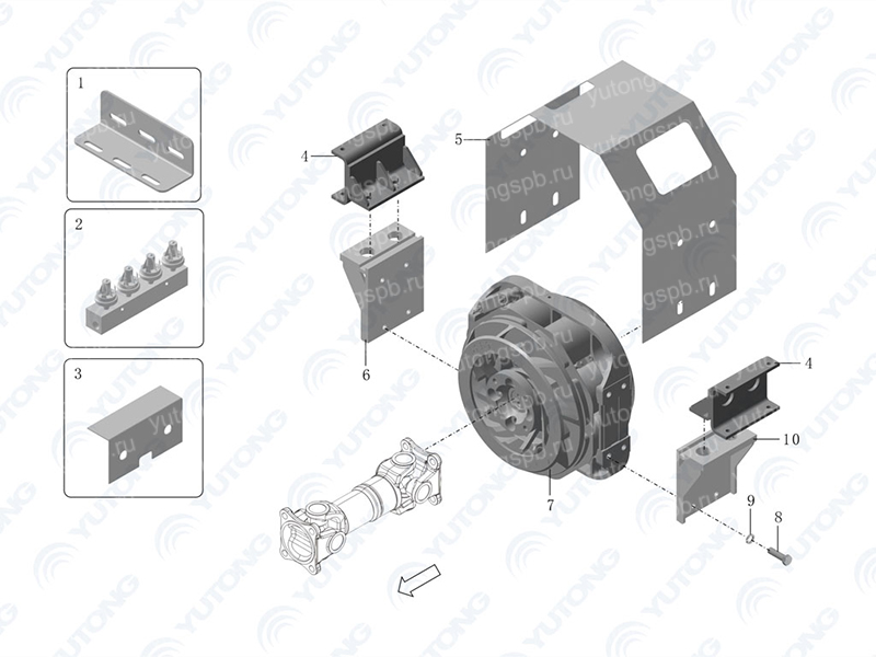 3524-05585 Медлитель Yutong (Ютонг) 3524-05585 Медлитель Yutong (Ютонг)