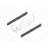 5403-73965 Закрытое стекло, левое второе Yutong (Ютонг) 5403-73965 Закрытое стекло, левое второе Yutong (Ютонг)