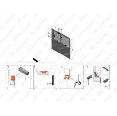 5403-88448 боковое окно Yutong (Ютонг)