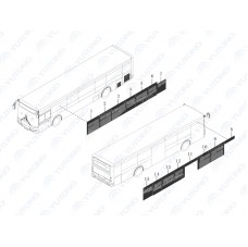 5403-98088 боковое окно Yutong (Ютонг)
