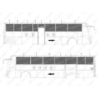 5403-98409 Закрытый стеклопакет, левый-третьй,6127H,светло-серый Yutong (Ютонг) 5403-98409 Закрытый стеклопакет, левый-третьй,6127H,светло-серый Yutong (Ютонг)