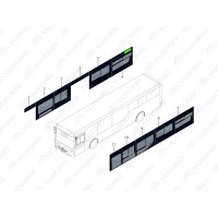 5403-A0437 Боковое стекло Yutong (Ютонг) 5403-A0437 Боковое стекло Yutong (Ютонг)