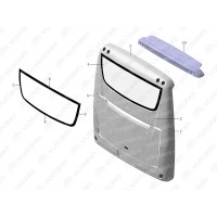 5602-02040 Обшивка правой стороны задней части кузова Yutong (Ютонг) 5602-02040 Обшивка правой стороны задней части кузова Yutong (Ютонг)