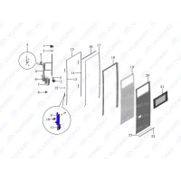 6103-02753 Закрытый стеклопакет для двери пассажира Yutong (Ютонг) 6103-02753 Закрытый стеклопакет для двери пассажира Yutong (Ютонг)