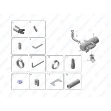 8101-16474 Обогреватель, дизельный Yutong (Ютонг)