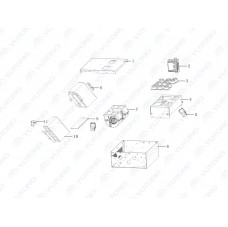 8136-05342 Трубчатый теплообменник, конденсатор Yutong (Ютонг)