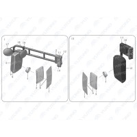 8202-08191 зеркало заднего вида в сборе;  справа Yutong (Ютонг) 8202-08191 зеркало заднего вида в сборе;  справа Yutong (Ютонг)