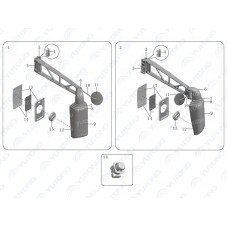 8202-08445 Зеркало заднее Yutong (Ютонг)