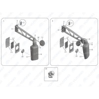 8202-08446 Зеркало заднее Yutong (Ютонг)