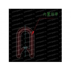 9109-00354 «Лента резиновая, все модели ТС» Yutong (Ютонг)