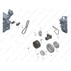 9405-02424 V - образный поликлин Yutong (Ютонг)