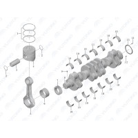 1004-02003 Шатун Yutong (Ютонг)