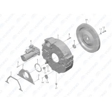 Картер маховика (Оригинал) YUTONG 100502138