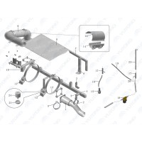 1203-26282 Выпускная гофрированная трубка воздуха Yutong (Ютонг) 1203-26282 Выпускная гофрированная трубка воздуха Yutong (Ютонг)