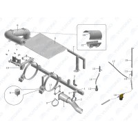 1204-01615 Тепловой щит Yutong (Ютонг) 1204-01615 Тепловой щит Yutong (Ютонг)