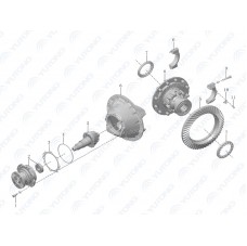 Ведущая/ведомая коническая шестерня Yutong (орг) 240204170 Ведущая/ведомая коническая шестерня Yutong (орг) 240204170