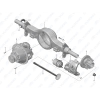 Редуктор заднего моста (Оригинал) Yutong 240204638 Редуктор заднего моста (Оригинал) Yutong 240204638