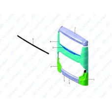 2804-04087 бампер задний Yutong (Ютонг)