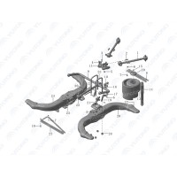2919-00615 Распорная штанга в сборе Yutong (Ютонг)