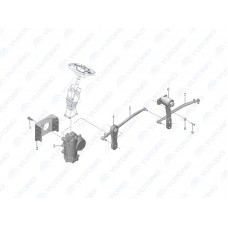 Тяга рулевая продольная (Оригинал) вторая Yutong 342200740 Тяга рулевая продольная (Оригинал) вторая Yutong 342200740