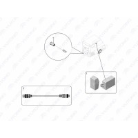 3603-00112 ПАРКОВОЧНЫЙ РАДАР (УЛЬТРАЗВУКОВОЙ ДАТЧИК, УСТАНАВЛИВАЕТСЯ В БАМПЕР) ,24V Yutong (Ютонг)
