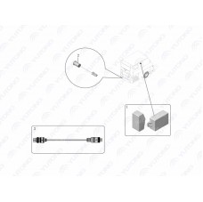3603-00112 ПАРКОВОЧНЫЙ РАДАР (УЛЬТРАЗВУКОВОЙ ДАТЧИК, УСТАНАВЛИВАЕТСЯ В БАМПЕР) ,24V Yutong (Ютонг)