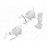 3701-01933 Кронштейн генератора Yutong (Ютонг)