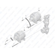 3701-01933 Кронштейн генератора Yutong (Ютонг)