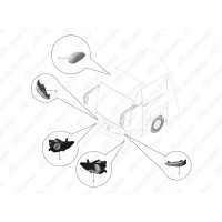 4121-00461 Комбинированная фара, HC597X378-01-F24, правая Yutong (Ютонг)