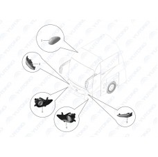 4121-00529 Комбинированные фары, левая сторона Yutong (Ютонг)