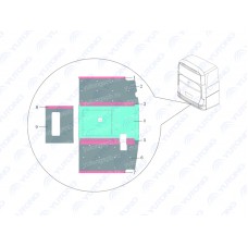 Нижняя защита двигателя центральная часть (Оригинал) Yutong 560828999